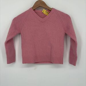 Gucci Pink V-Neck Sweater
